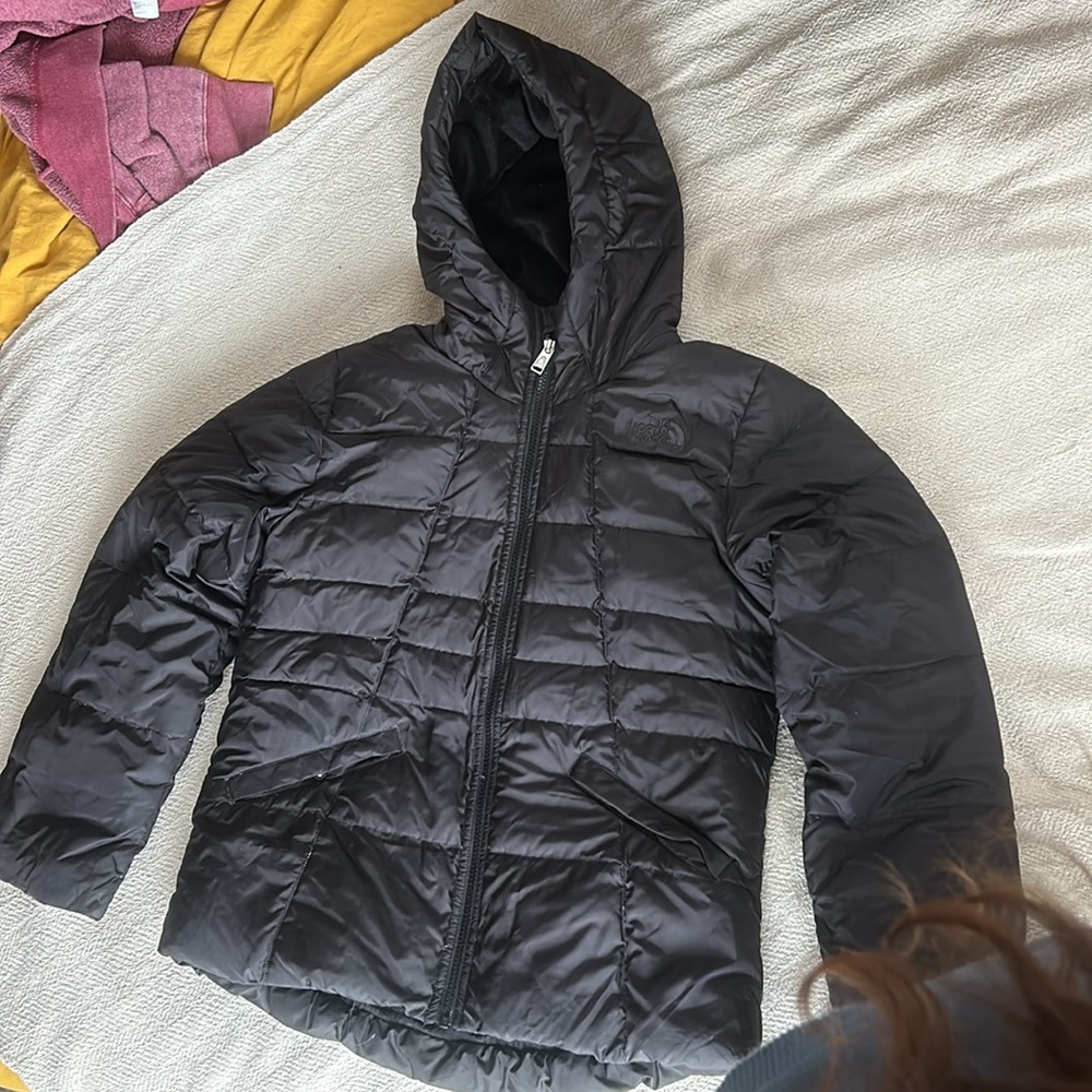 North Face real down fill coat